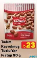 TADIM KAVRULMUŞ TUZLU YER FISTIĞI 90 G